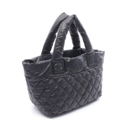 Chanel Tote Coco Cocoon Small Reversible Black Nylon Leather Small — view 2