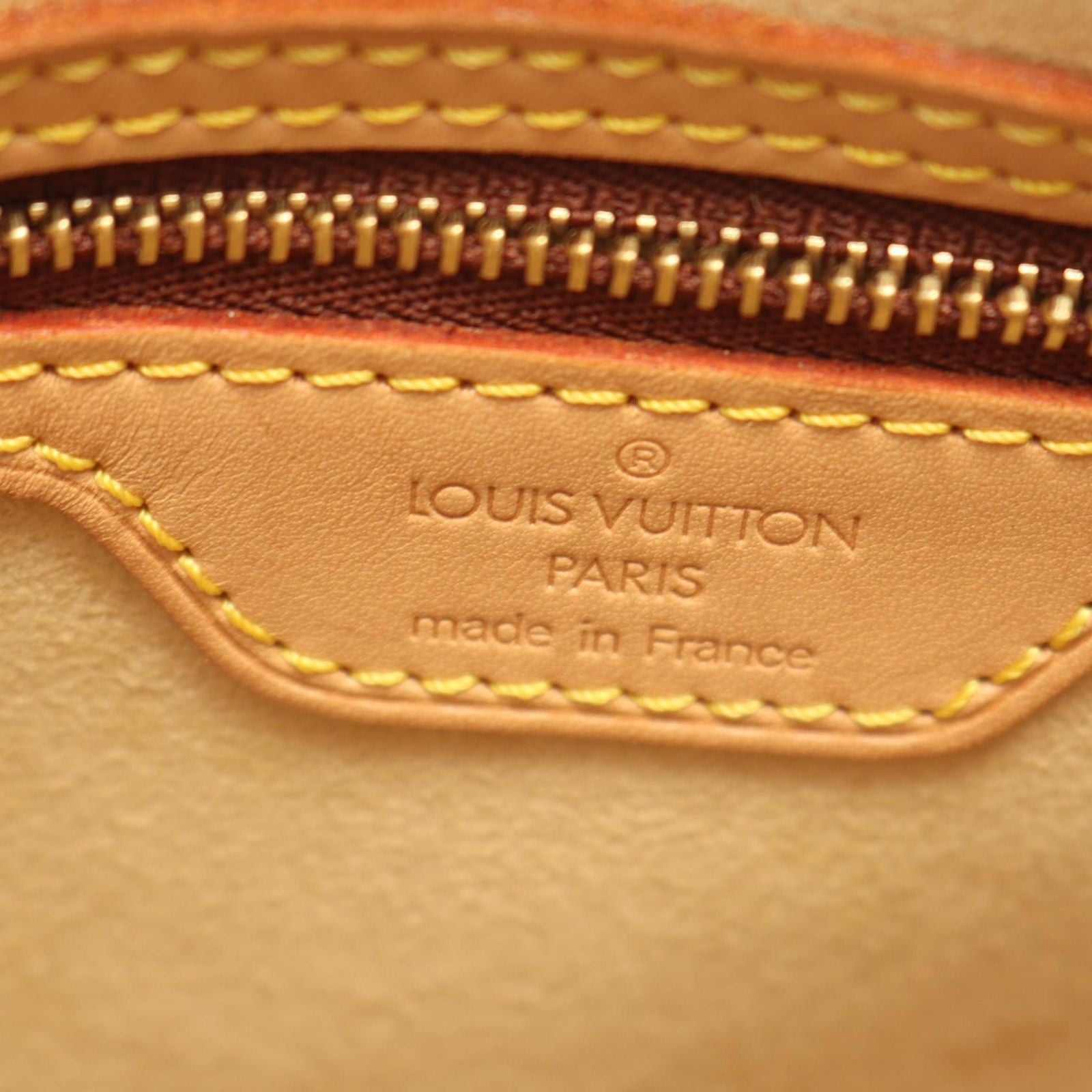 Louis Vuitton Shoulder Bag Looping GM Canvas Leather — view 4