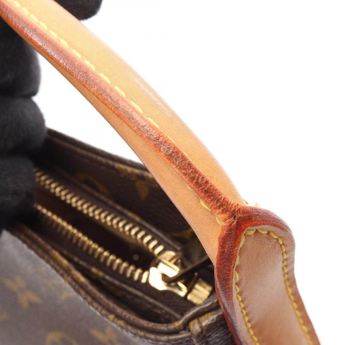 Louis Vuitton Shoulder Bag Looping GM Canvas Leather — view 8