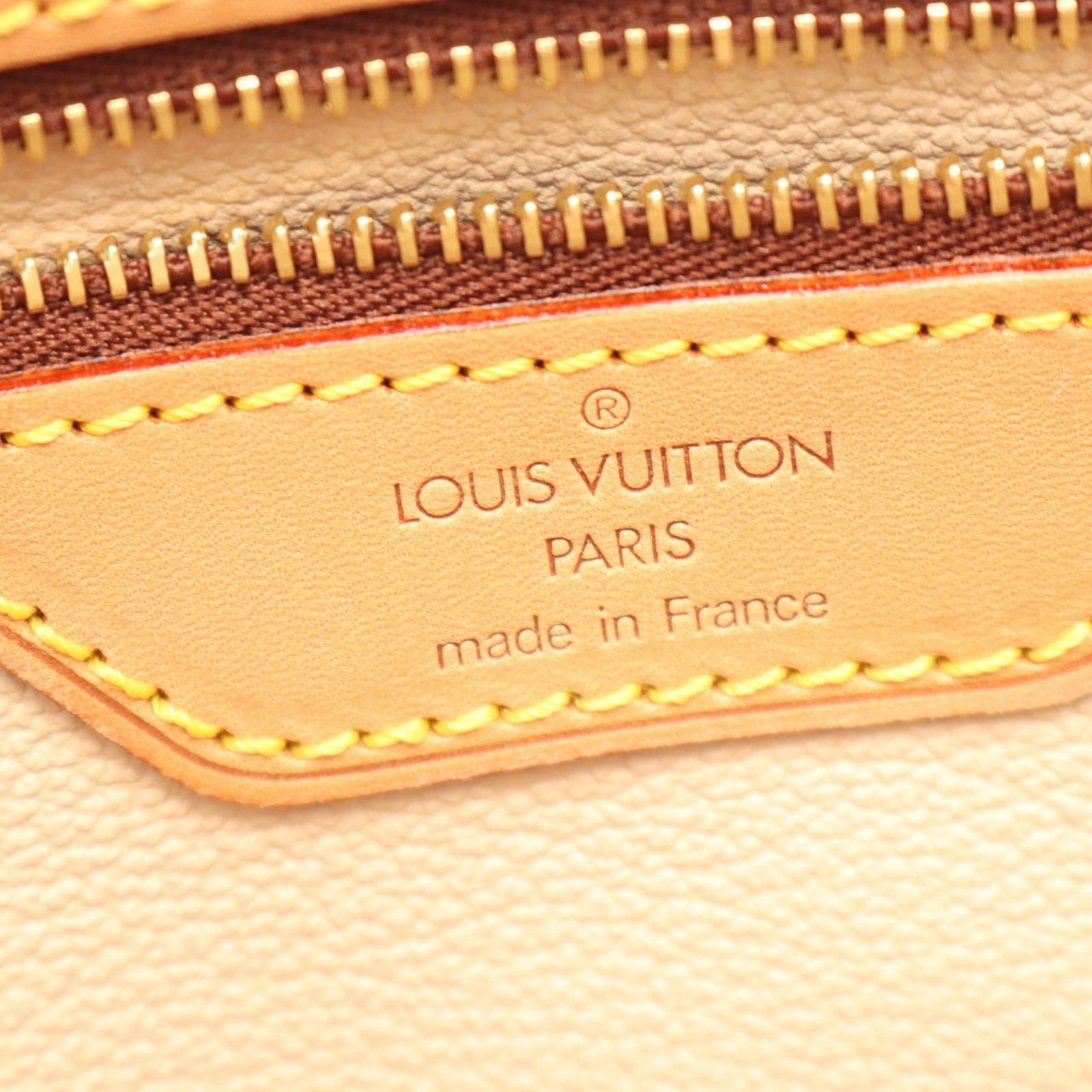 Louis Vuitton Shoulder Bag Bucket GM Canvas Leather — view 4