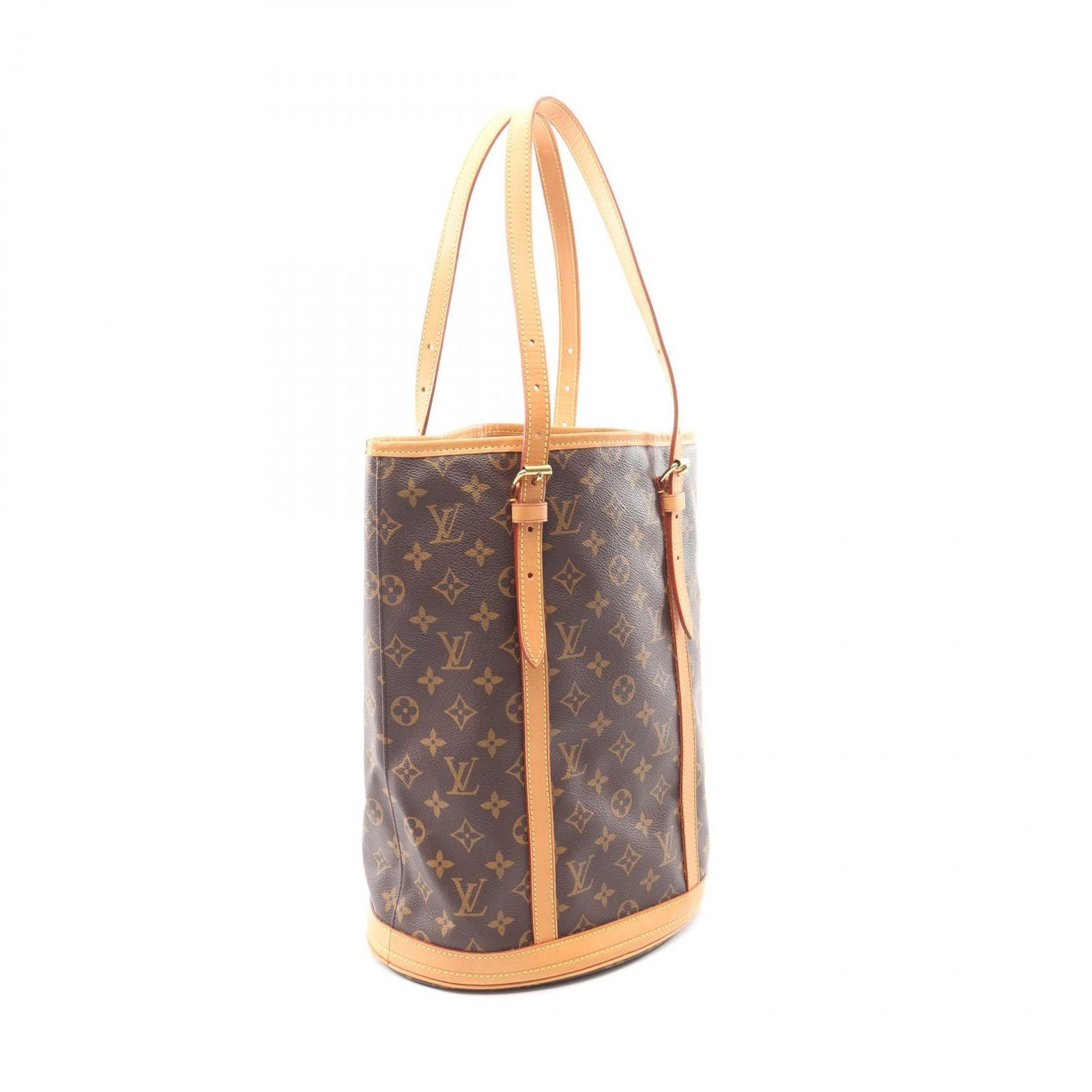 Louis Vuitton Shoulder Bag Bucket GM Canvas Leather — view 2