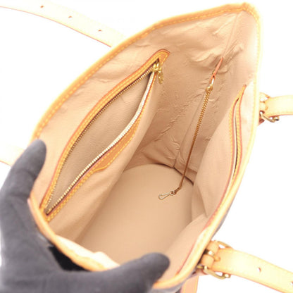Louis Vuitton Shoulder Bag Bucket GM Canvas Leather — view 3