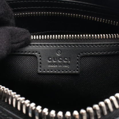 Gucci Waist Bag Soft GG Supreme Sherry Line Black Canvas Leather — view 4