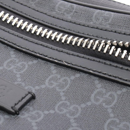 Gucci Waist Bag Soft GG Supreme Sherry Line Black Canvas Leather — view 6