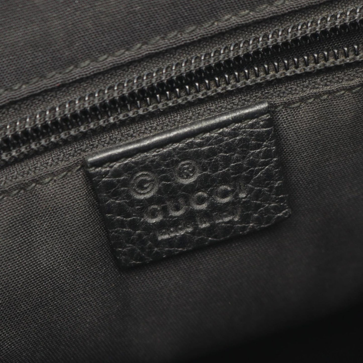 Gucci Shoulder Bag GG Pattern Black Nylon Leather — view 4