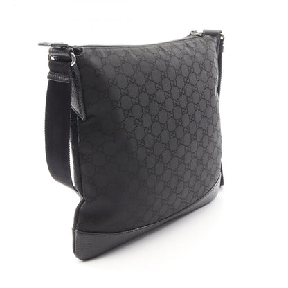 Gucci Shoulder Bag GG Pattern Black Nylon Leather — view 2