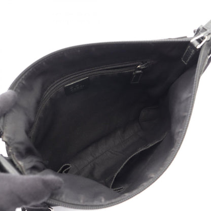 Gucci Shoulder Bag GG Pattern Black Nylon Leather — view 3