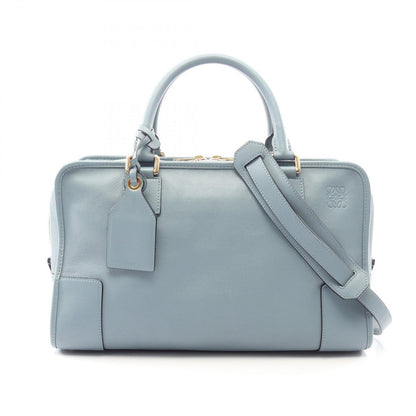 Loewe Handbag Amazona 36 2-Way Blue Gray Leather