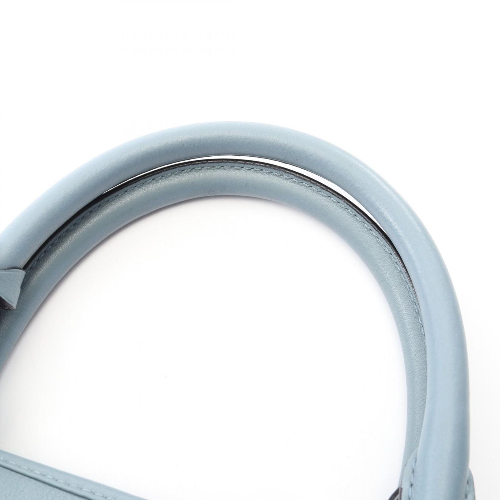 Loewe Handbag Amazona 36 2-Way Blue Gray Leather — view 8