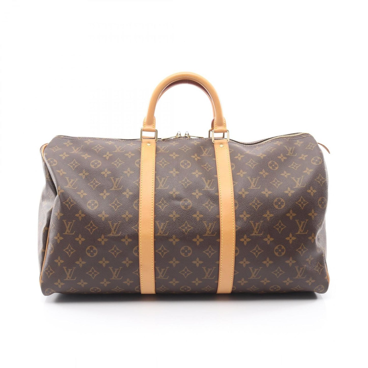 Louis Vuitton Boston Bag Keepall 50 Canvas Leather