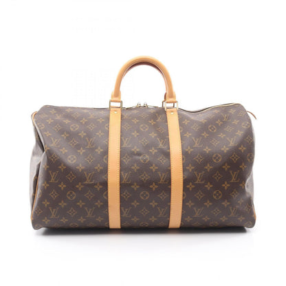 Louis Vuitton Boston Bag Keepall 50 Canvas Leather
