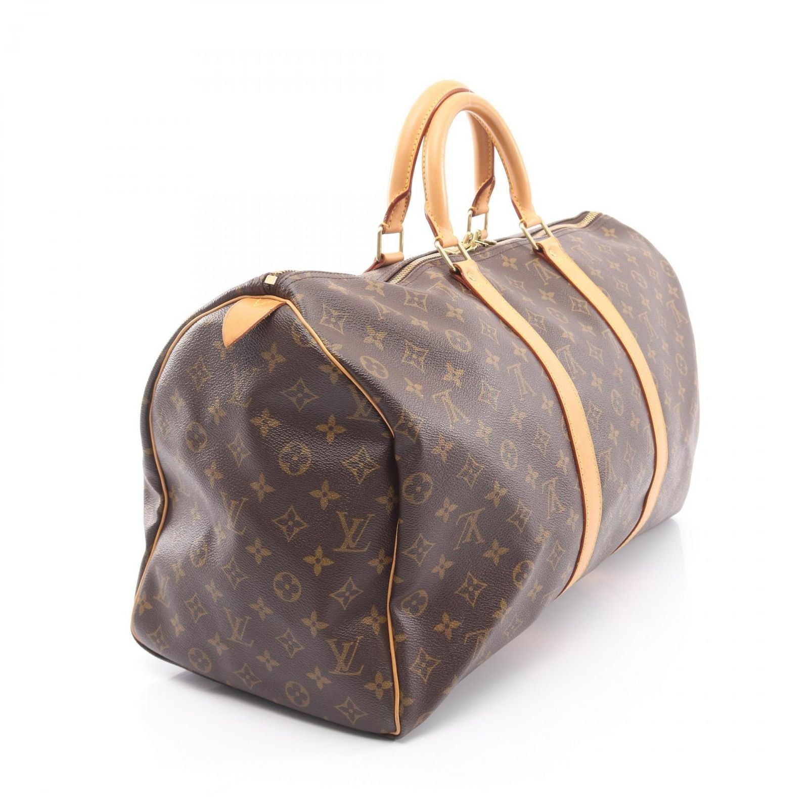 Louis Vuitton Boston Bag Keepall 50 Canvas Leather — view 2