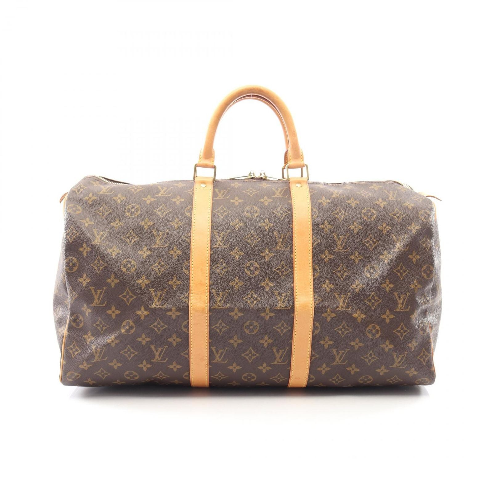Louis Vuitton Boston Bag Keepall 50 Canvas Leather