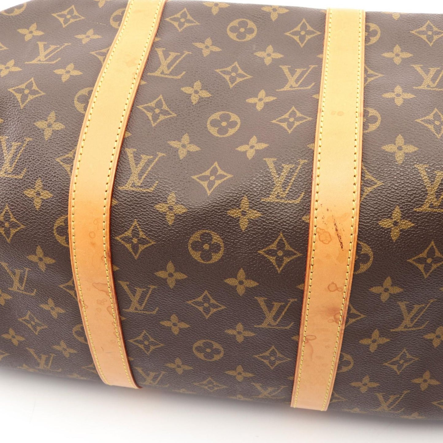 Louis Vuitton Boston Bag Keepall 50 Canvas Leather — view 9