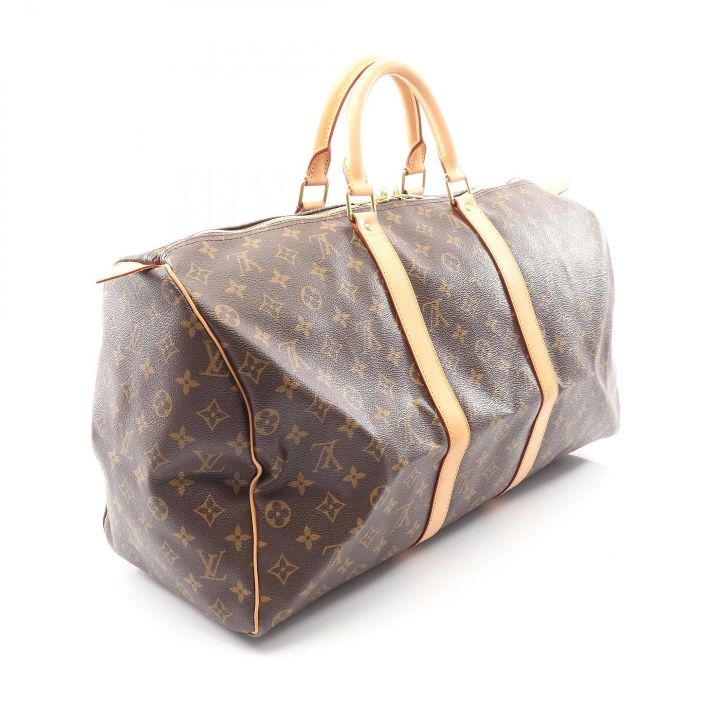 Louis Vuitton Boston Bag Keepall 50 Canvas Leather — view 2