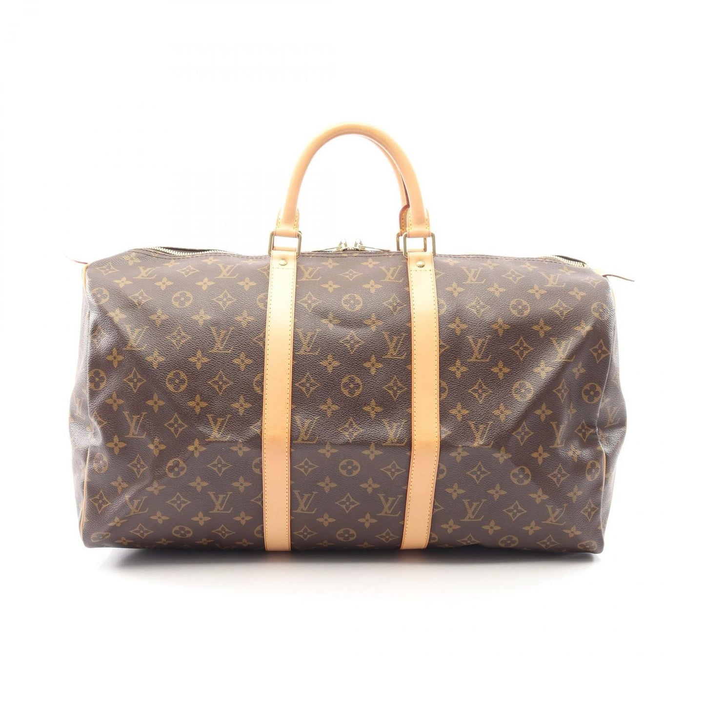 Louis Vuitton Boston Bag Keepall 50 Canvas Leather