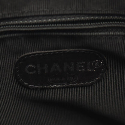 Chanel Shoulder Bag CC Logo Black Lambskin CC Chain — view 4