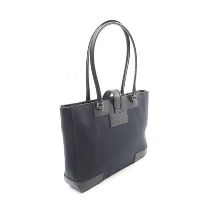 Gucci Tote Logo 002 Black Canvas Leather — view 2