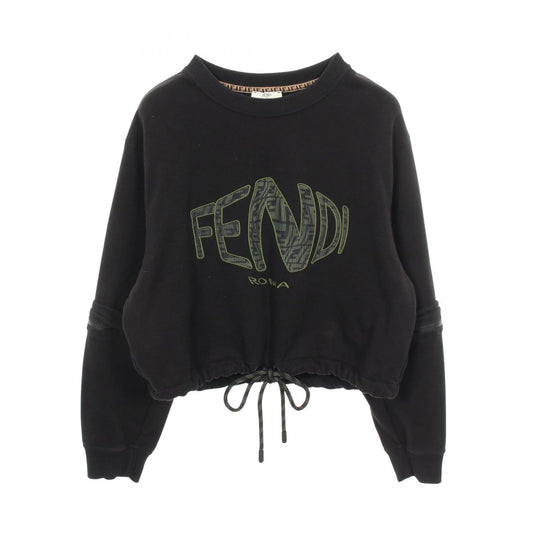 Fendi Sweatshirt Fisheye Cropped Cotton
