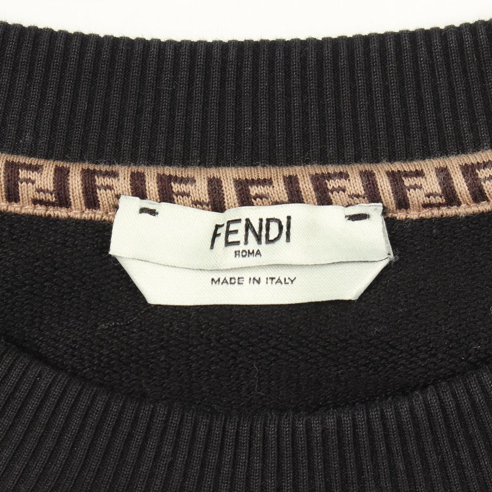 Fendi Sweatshirt Fisheye Cropped Cotton — view 4