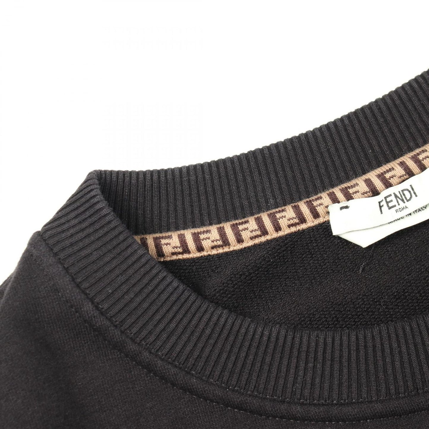 Fendi Sweatshirt Fisheye Cropped Cotton — view 6