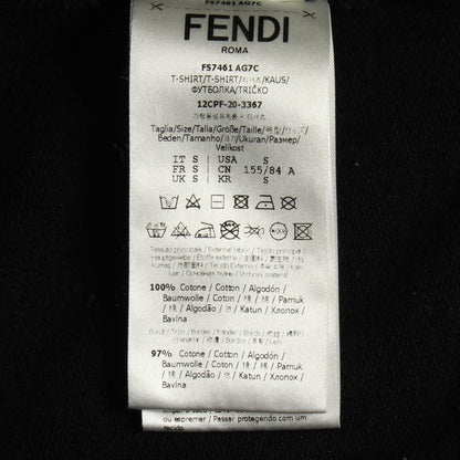 Fendi Sweatshirt Fisheye Cropped Cotton — view 5