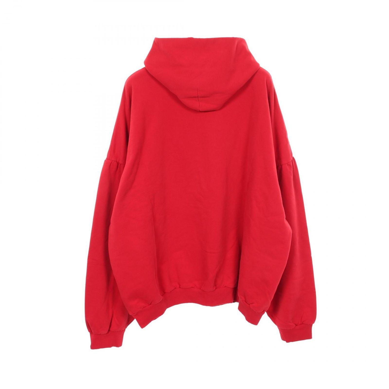 Balenciaga Hoodie Many Kisses Distressed Cotton Pullover — view 2