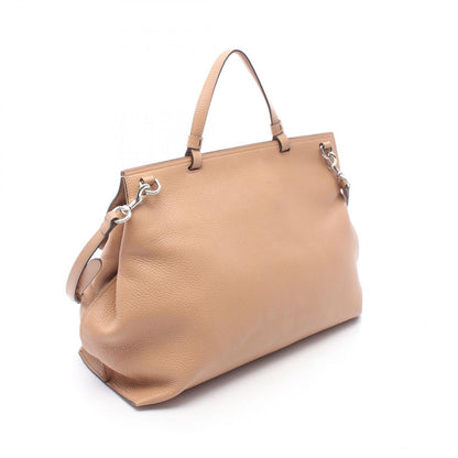 Gucci Handbag Bamboo Daily 2-Way Brown Leather Shoulder — view 2