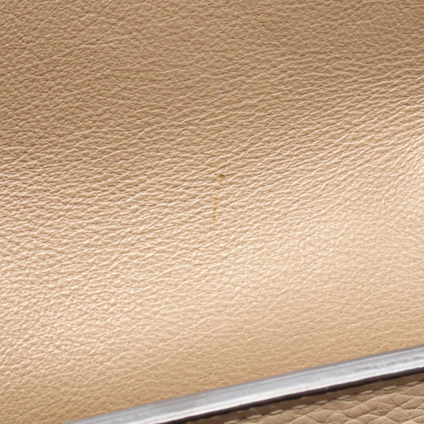 Celine Handbag Trapeze Small 2-Way Beige Leather Suede — view 5