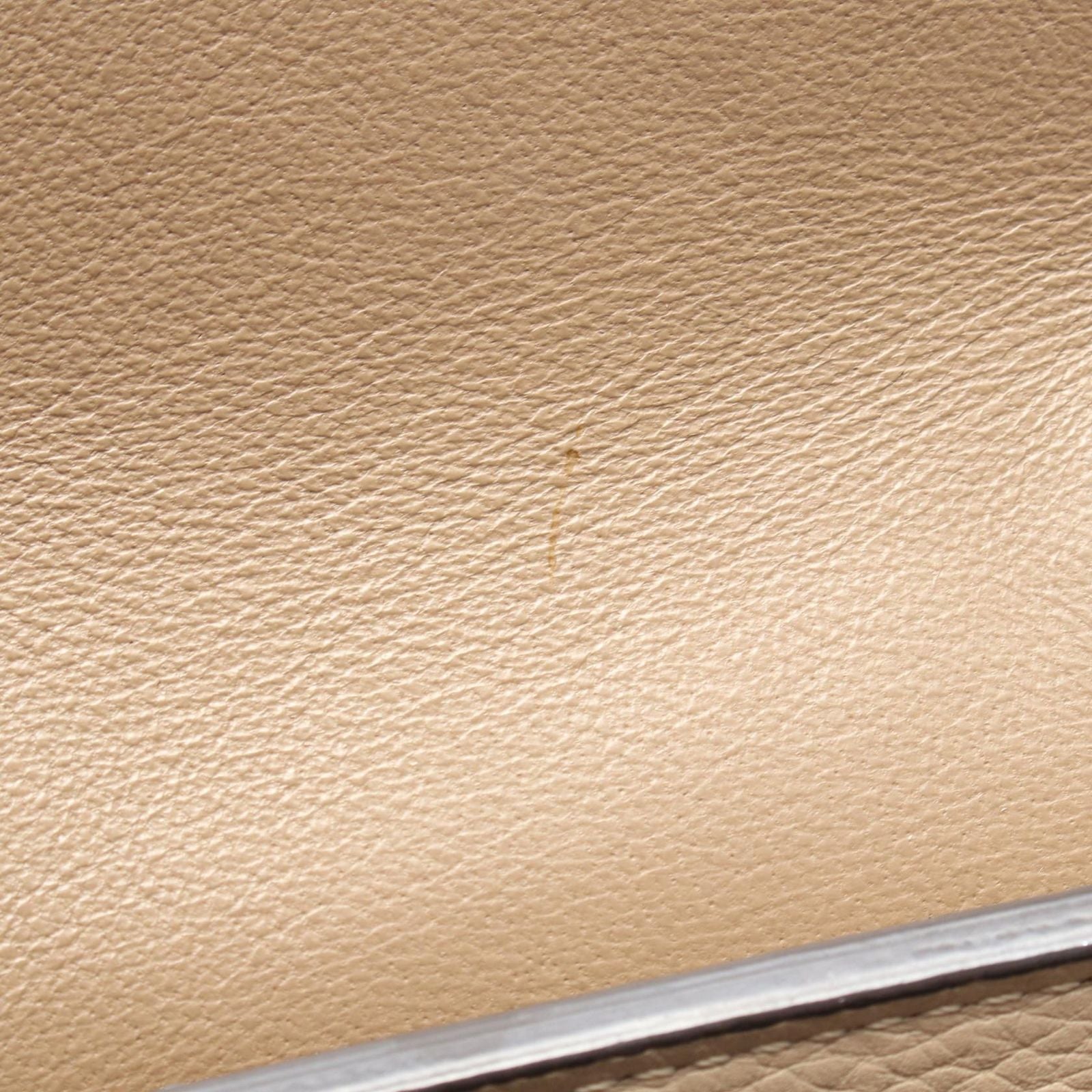 Celine Handbag Trapeze Small 2-Way Beige Leather Suede — view 5