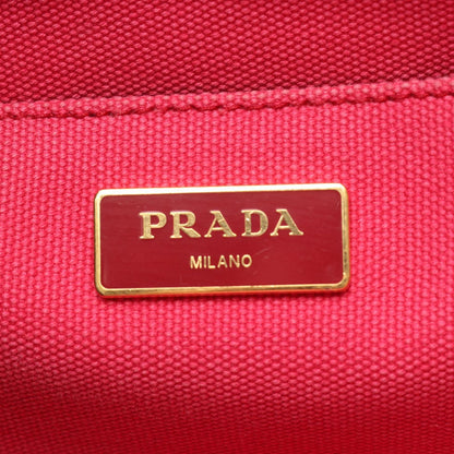 Prada Tote Canapa 2-Way Pink Canvas — view 4