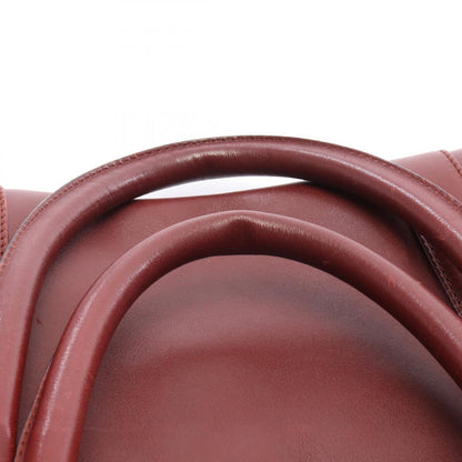 Cartier Boston Bag Must Line Bordeaux Leather — view 7