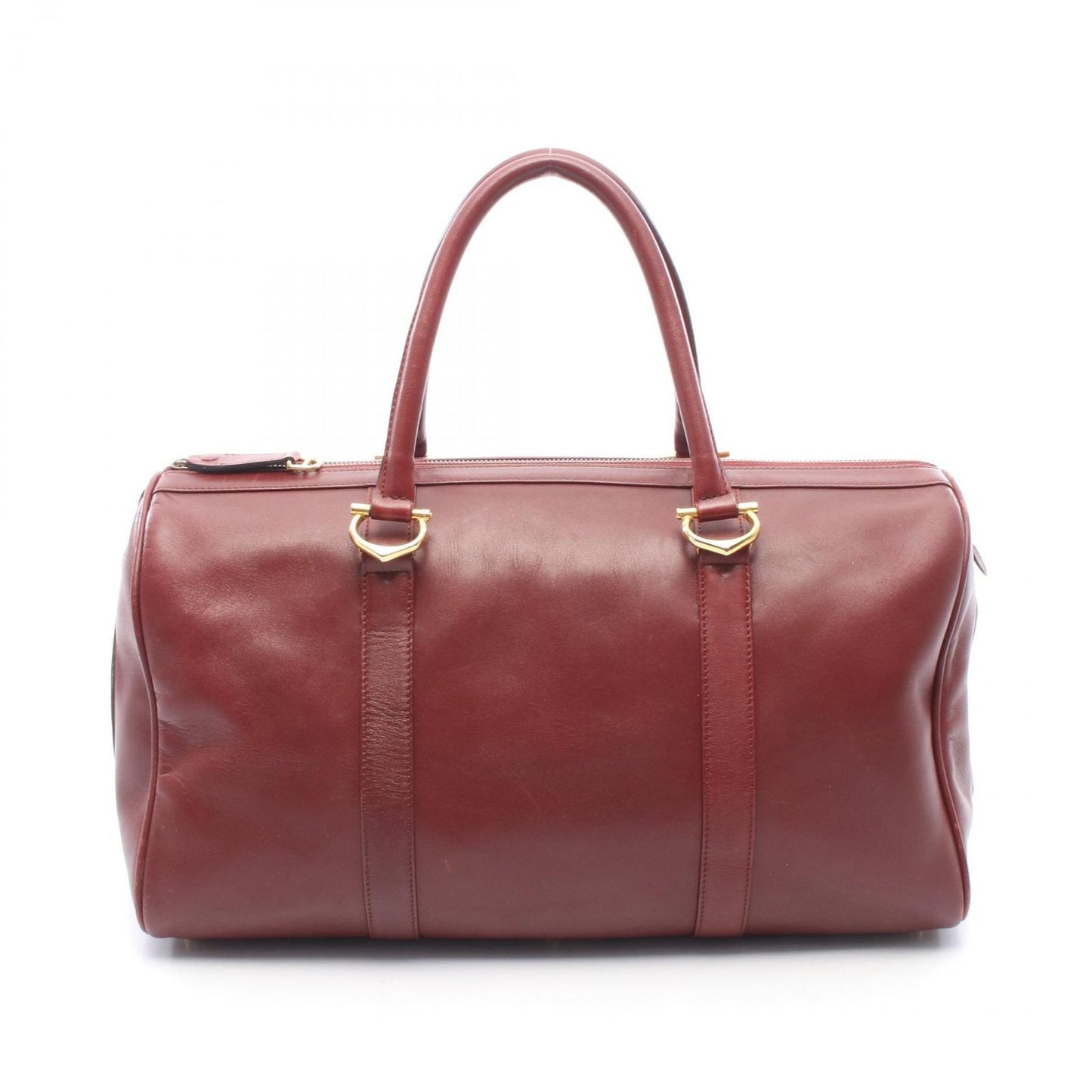 Cartier Boston Bag Must Line Bordeaux Leather