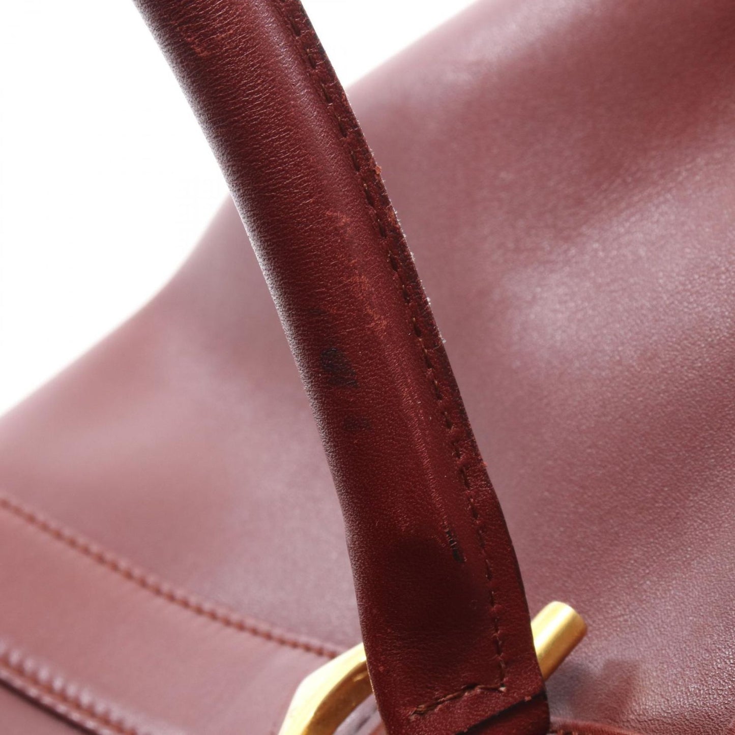 Cartier Boston Bag Must Line Bordeaux Leather — view 5