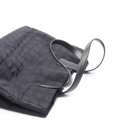 Chanel Tote New Travel Line MM Black Leather New MM — view 9