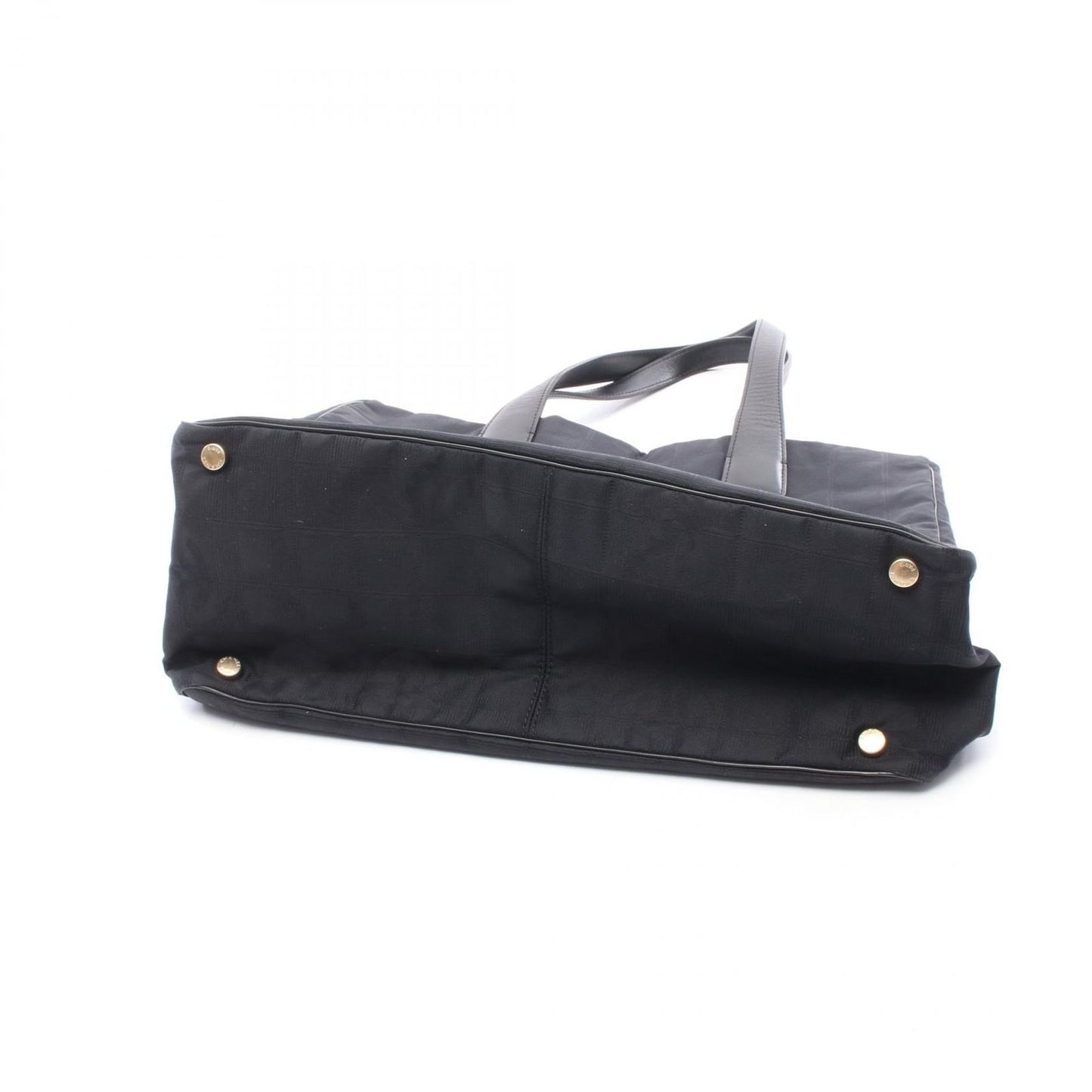 Chanel Tote New Travel Line MM Black Leather New MM — view 7