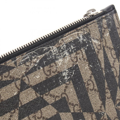 Gucci Clutch GG Carre Brown Black Beige Others — view 6