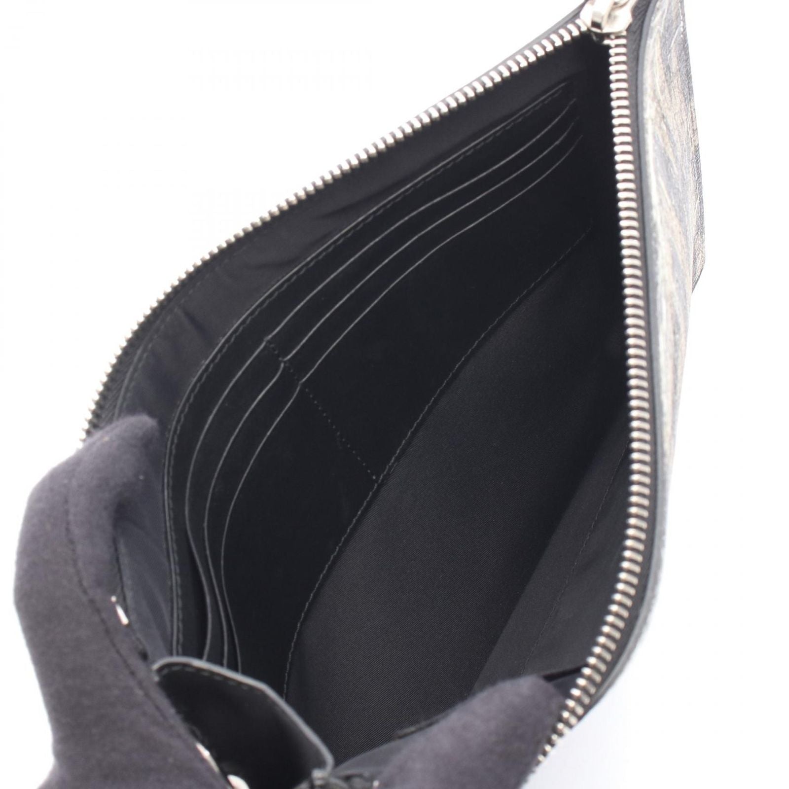 Gucci Clutch GG Carre Brown Black Beige Others — view 3