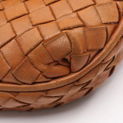 Bottega Veneta Shoulder Bag Intrecciato Brown Leather — view 5