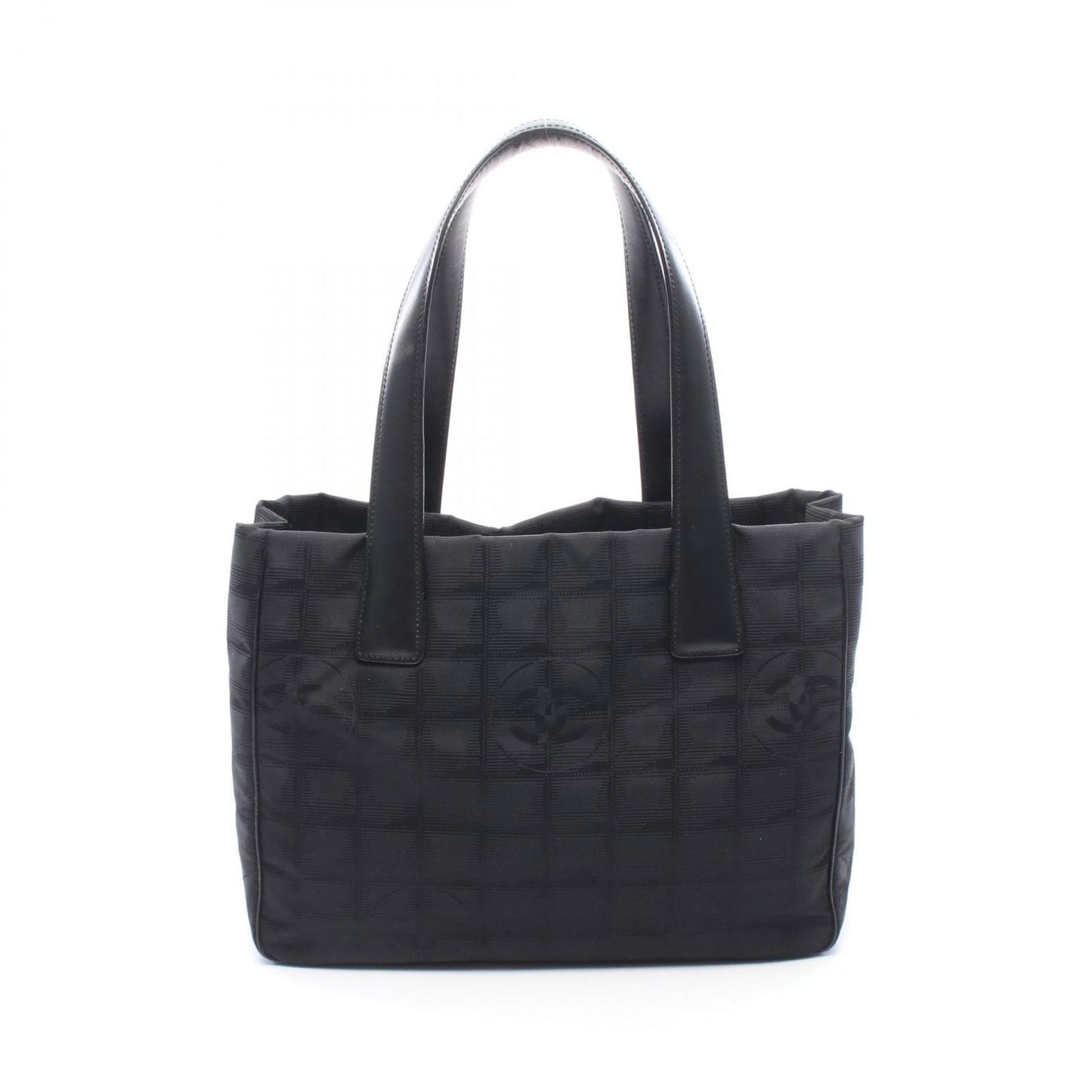 Chanel Tote New Travel Line PM Black Leather