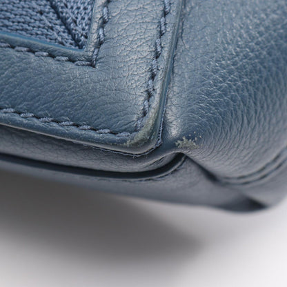 Balenciaga Handbag Navy Cabas XS 2-Way Leather Canvas — view 6