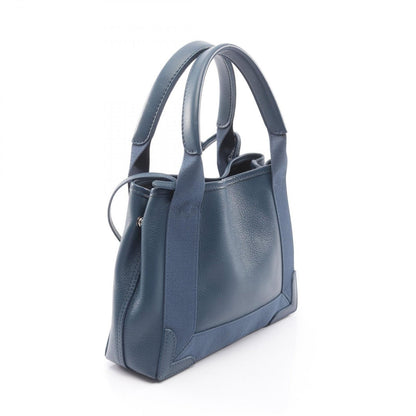 Balenciaga Handbag Navy Cabas XS 2-Way Leather Canvas — view 2