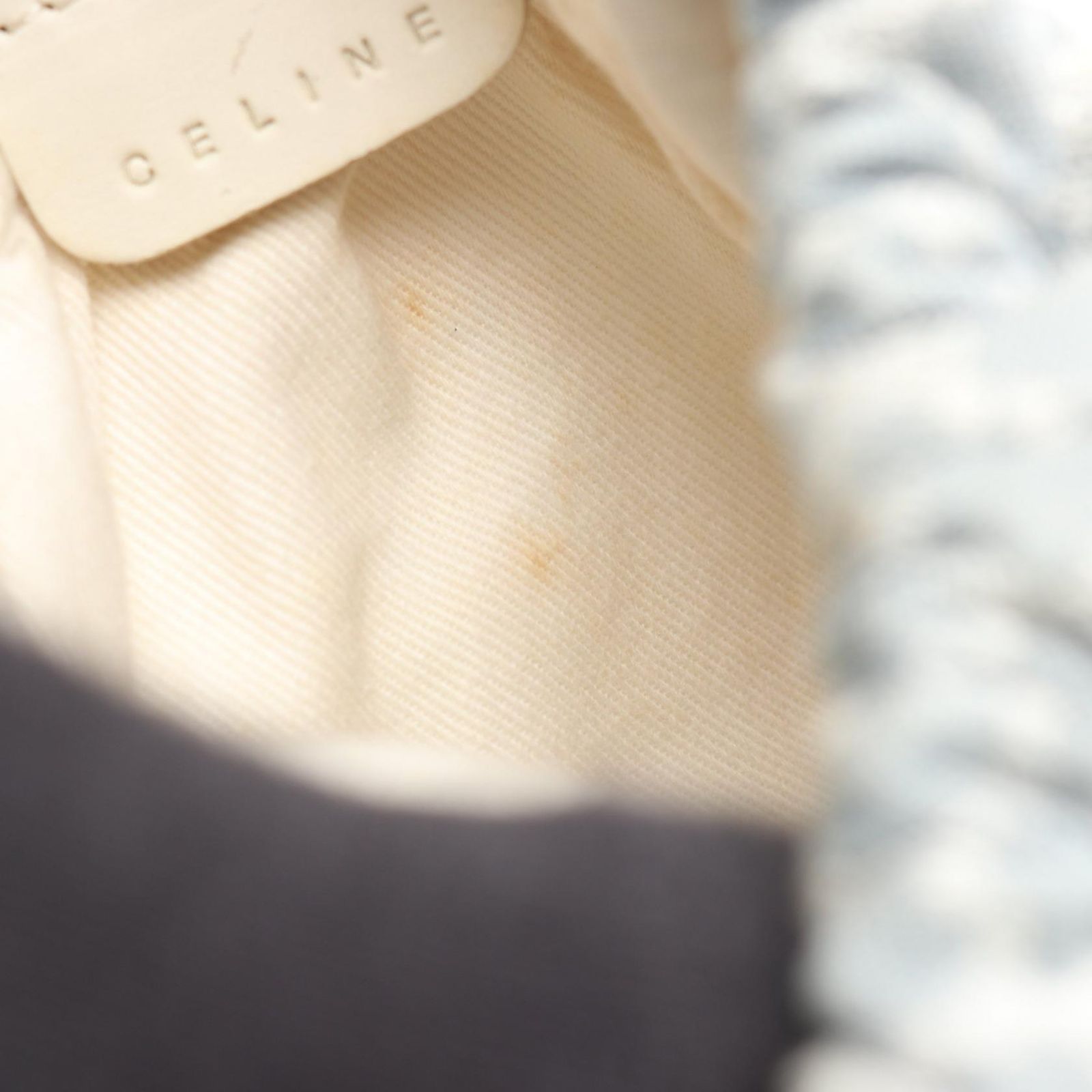 Celine Backpack Macadam Kids Blue Gray White Canvas Mini — view 5