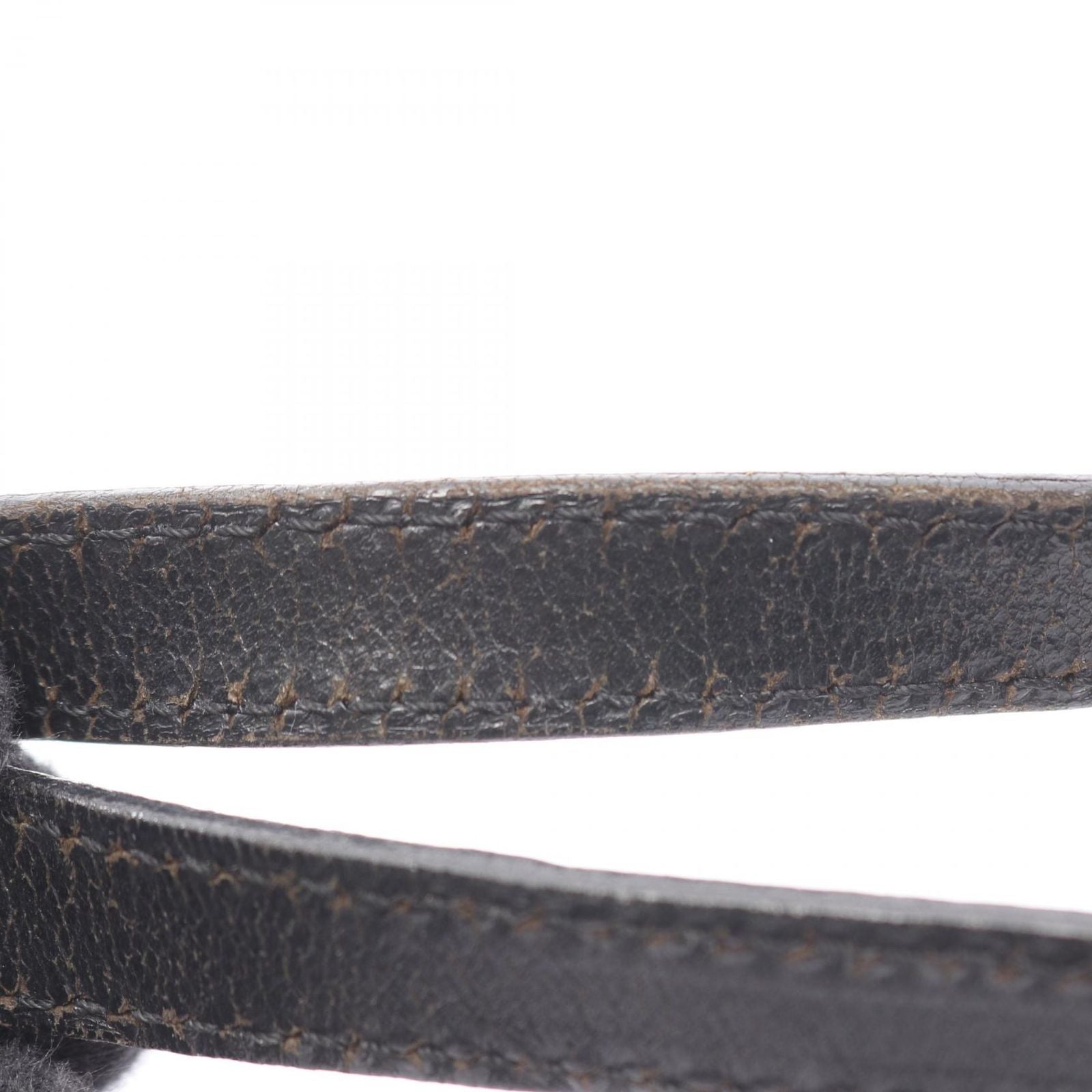 Celine Tote Macadam Black Brown Canvas Leather — view 8