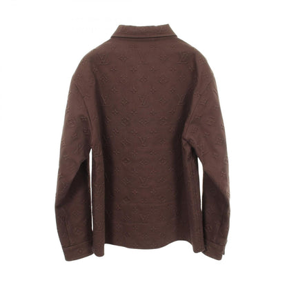 Louis Vuitton Monogram Embossed Overshirt Brown Jacket — view 2