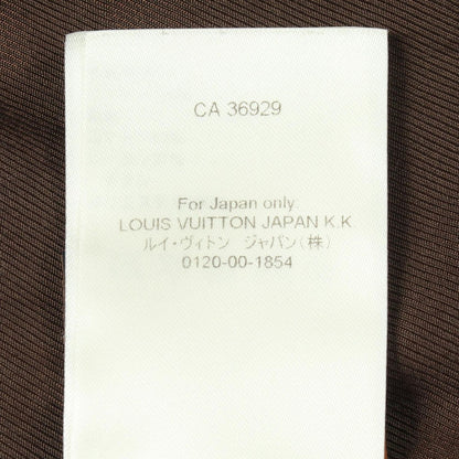Louis Vuitton Monogram Embossed Overshirt Brown Jacket — view 4