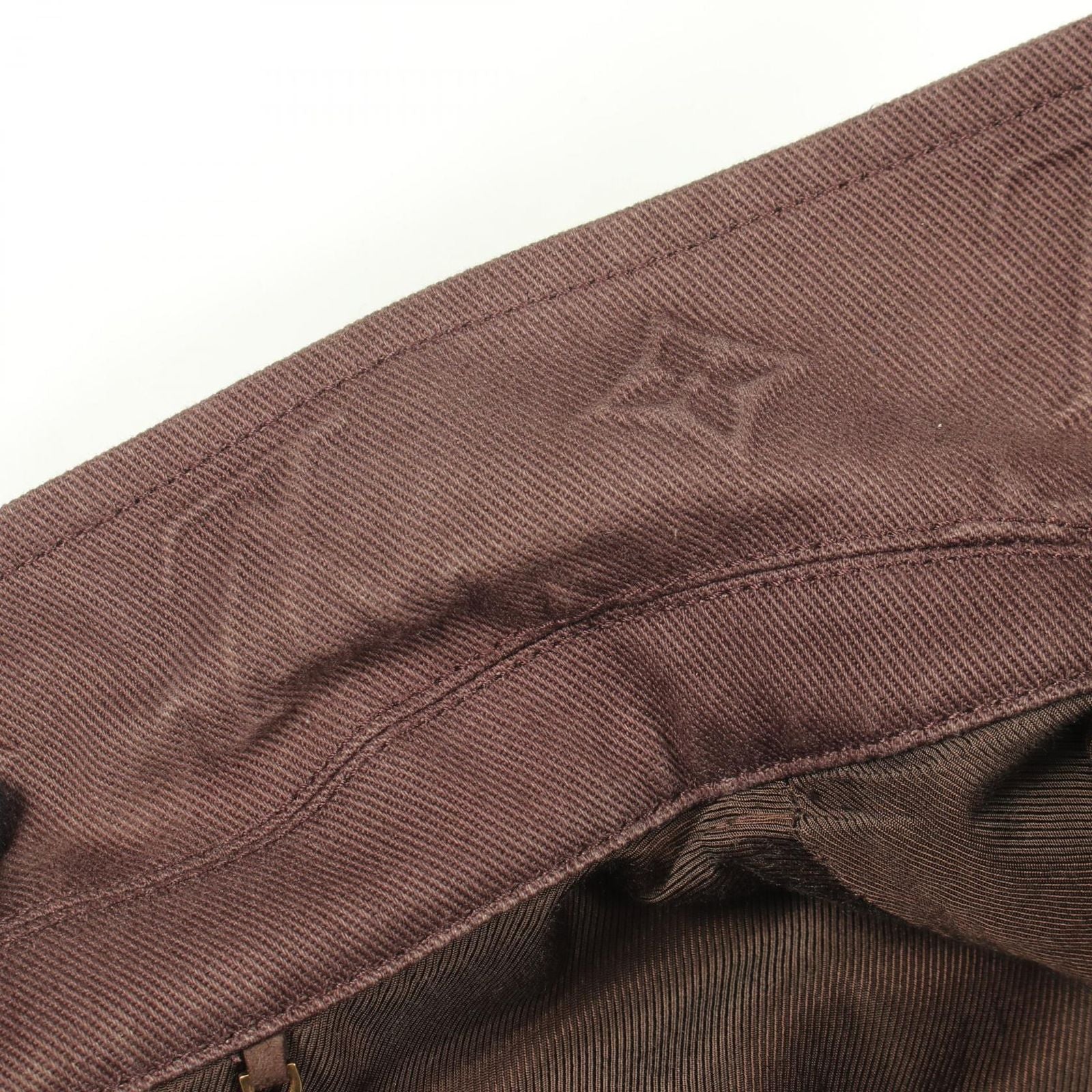Louis Vuitton Monogram Embossed Overshirt Brown Jacket — view 7
