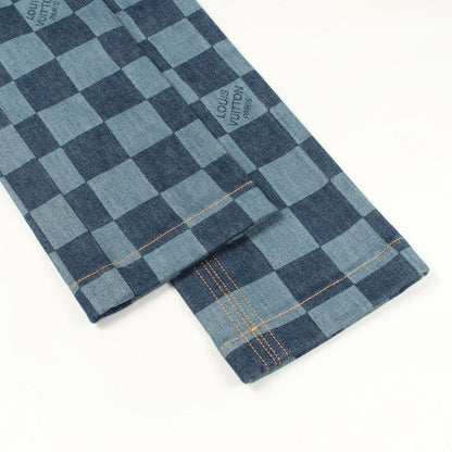Louis Vuitton Denim Pants Damier Cotton — view 6