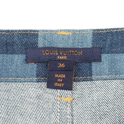 Louis Vuitton Denim Pants Damier Cotton — view 3