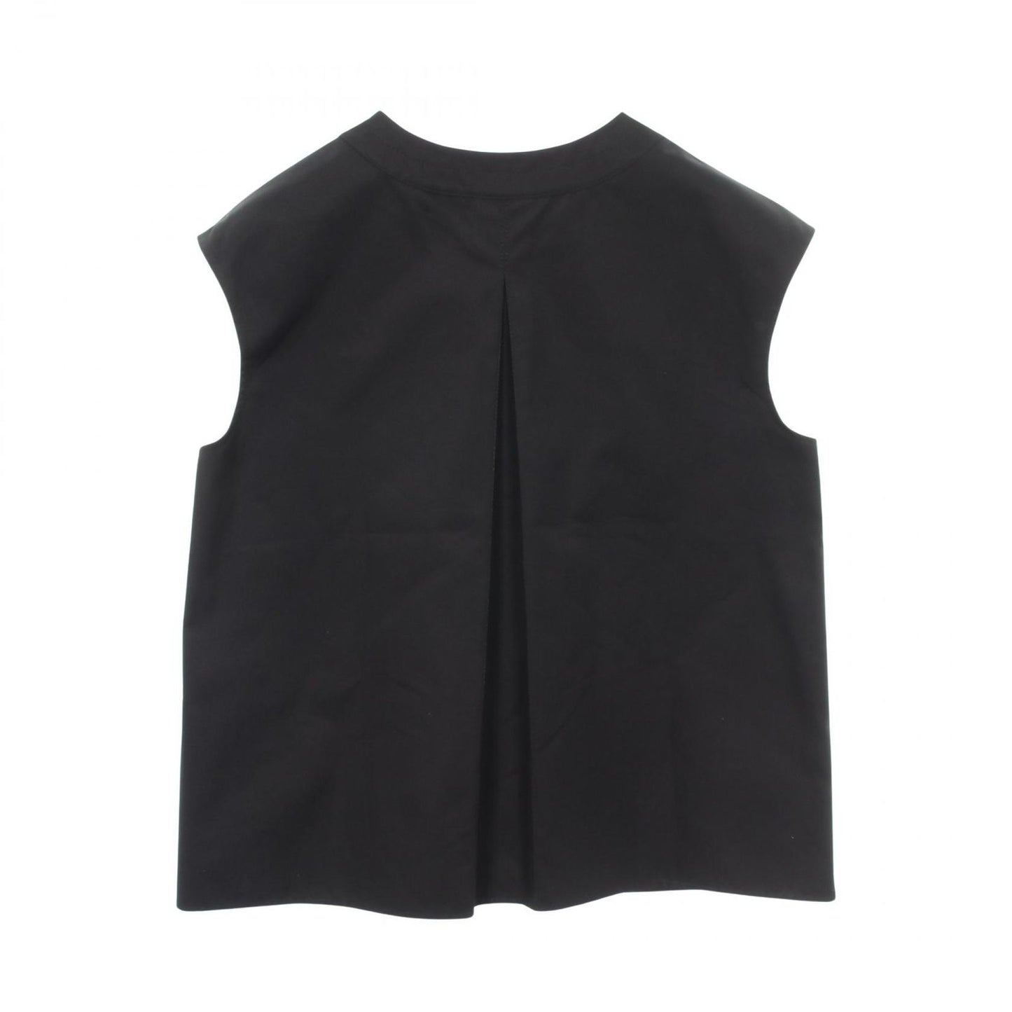Hermes Top Back Tuck Sleeveless Cotton Top — view 2